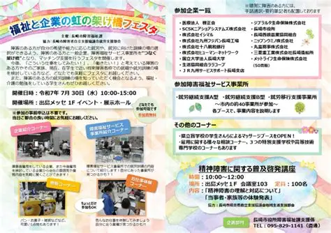 長崎　道ノ尾病院　精神科　デイケア　福祉と福祉と企業の虹の架け橋フェスタ