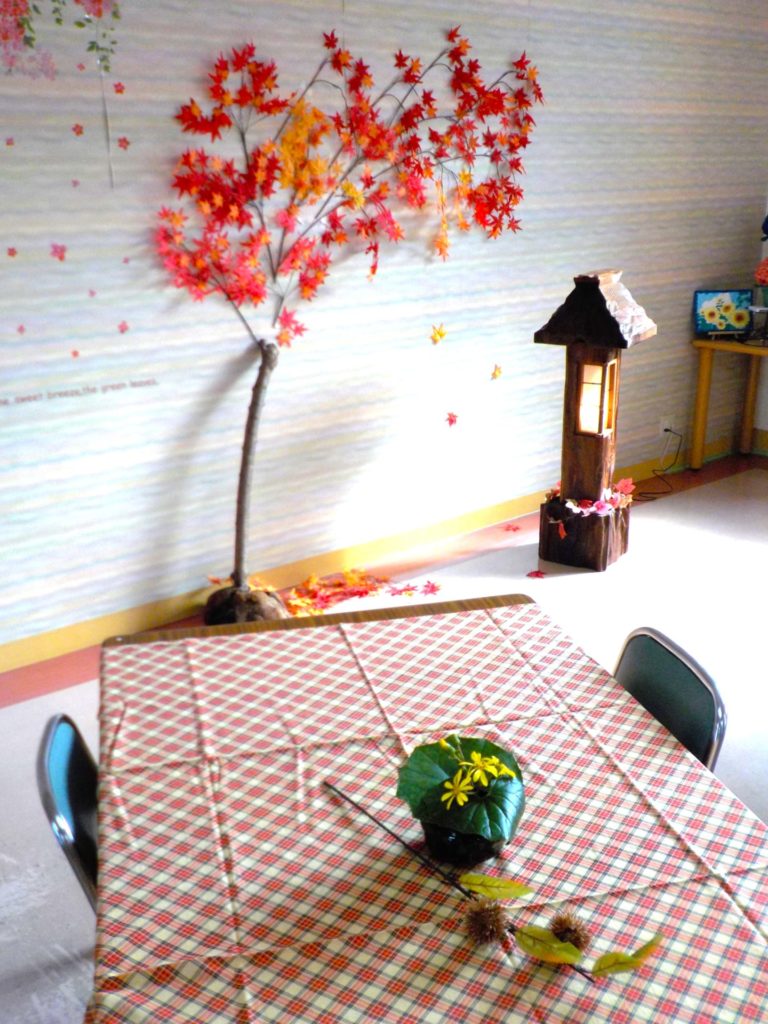 長崎 道ノ尾病院 精神科 デイケア 秋 お茶会 抹茶