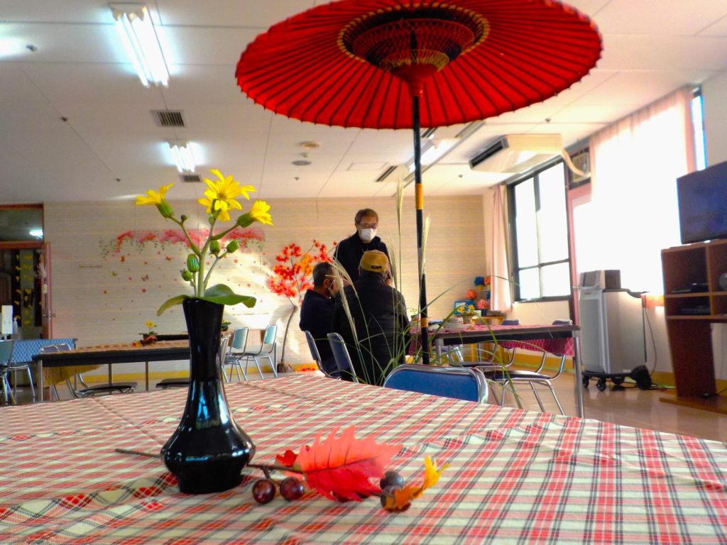 長崎 道ノ尾病院 精神科 デイケア 秋 お茶会