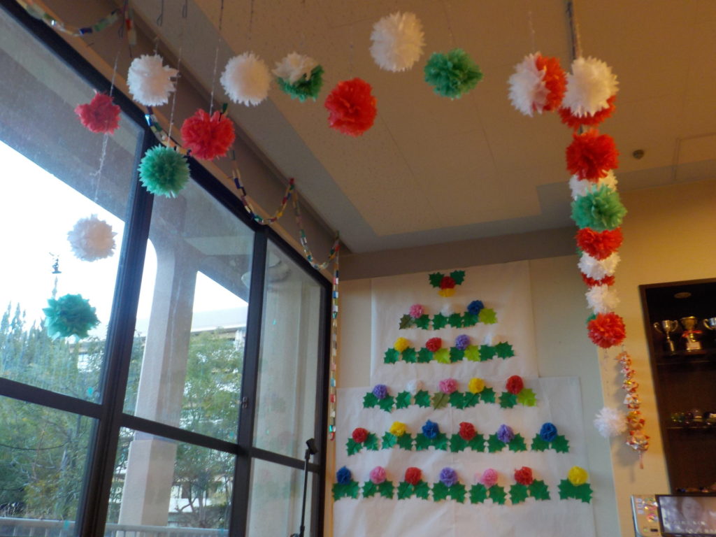 長崎　道ノ尾病院　精神科　デイケア　クリスマス　飾り