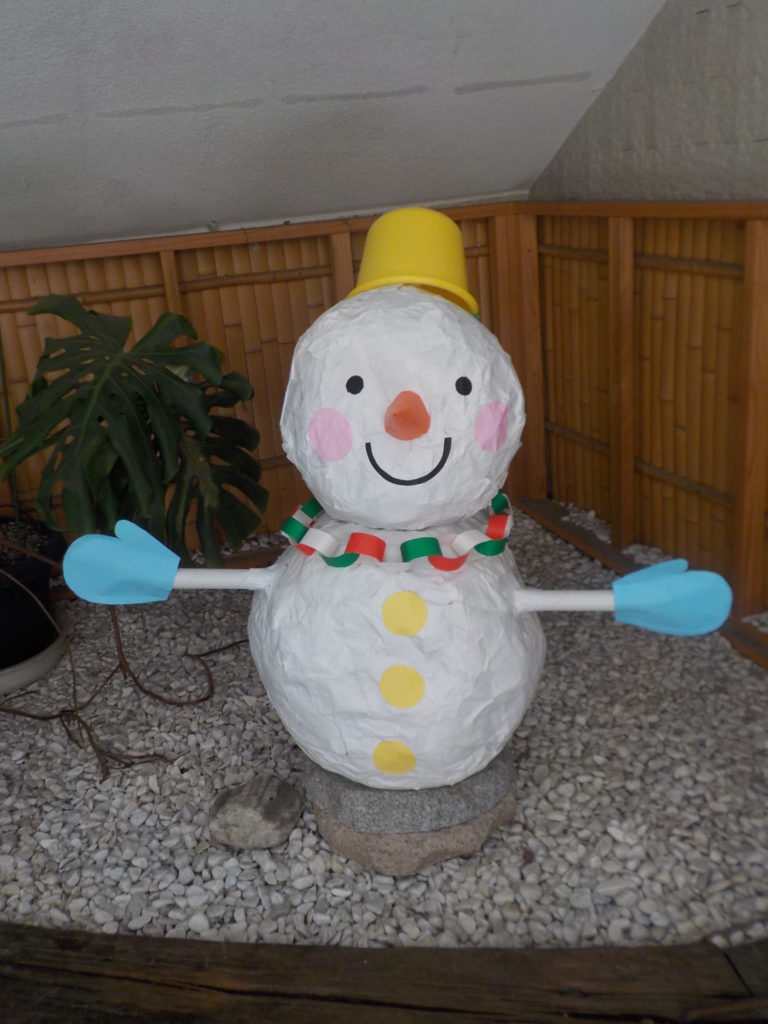 長崎　道ノ尾病院　精神科　デイケア　クリスマス　雪だるま