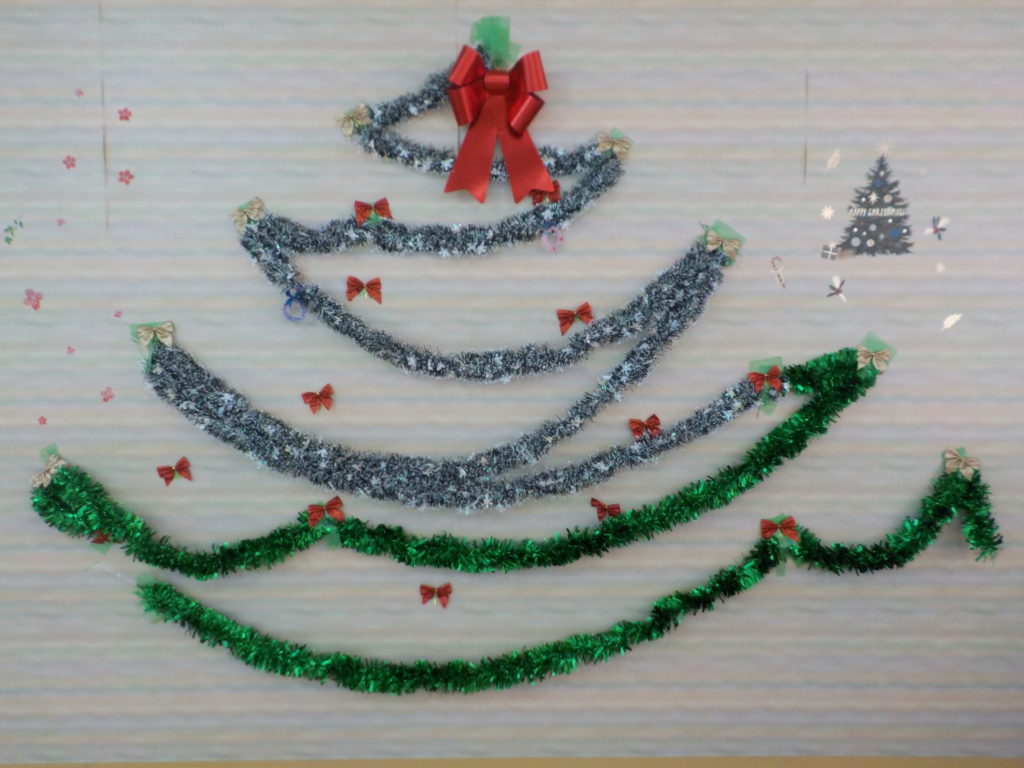 長崎　道ノ尾病院　精神科　デイケア　クリスマスツリー