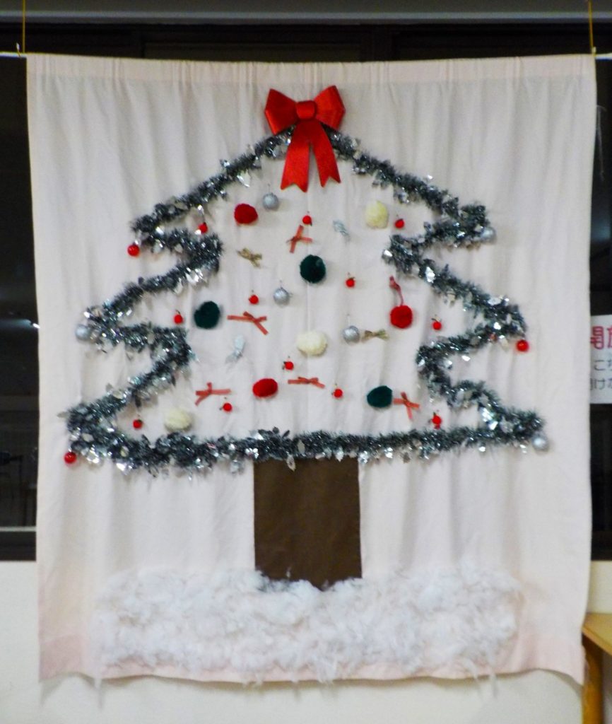 長崎　道ノ尾病院　精神科　デイケア　クリスマス　飾り