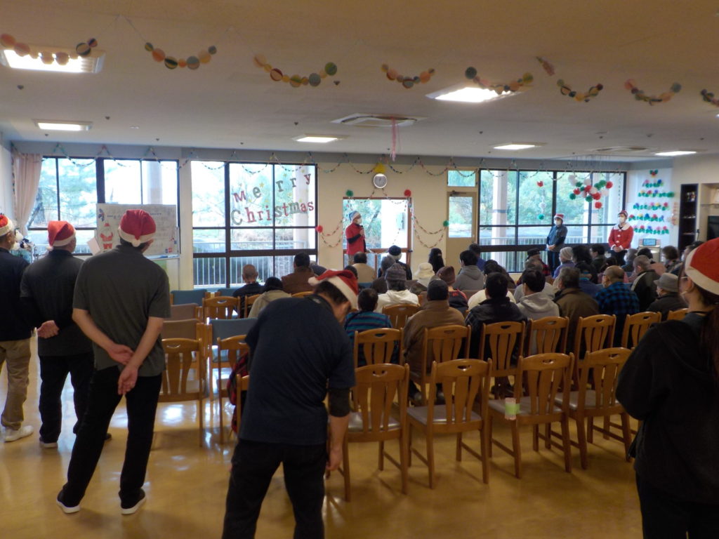 長崎　精神科　デイケア　道ノ尾病院　クリスマス会　忘年会