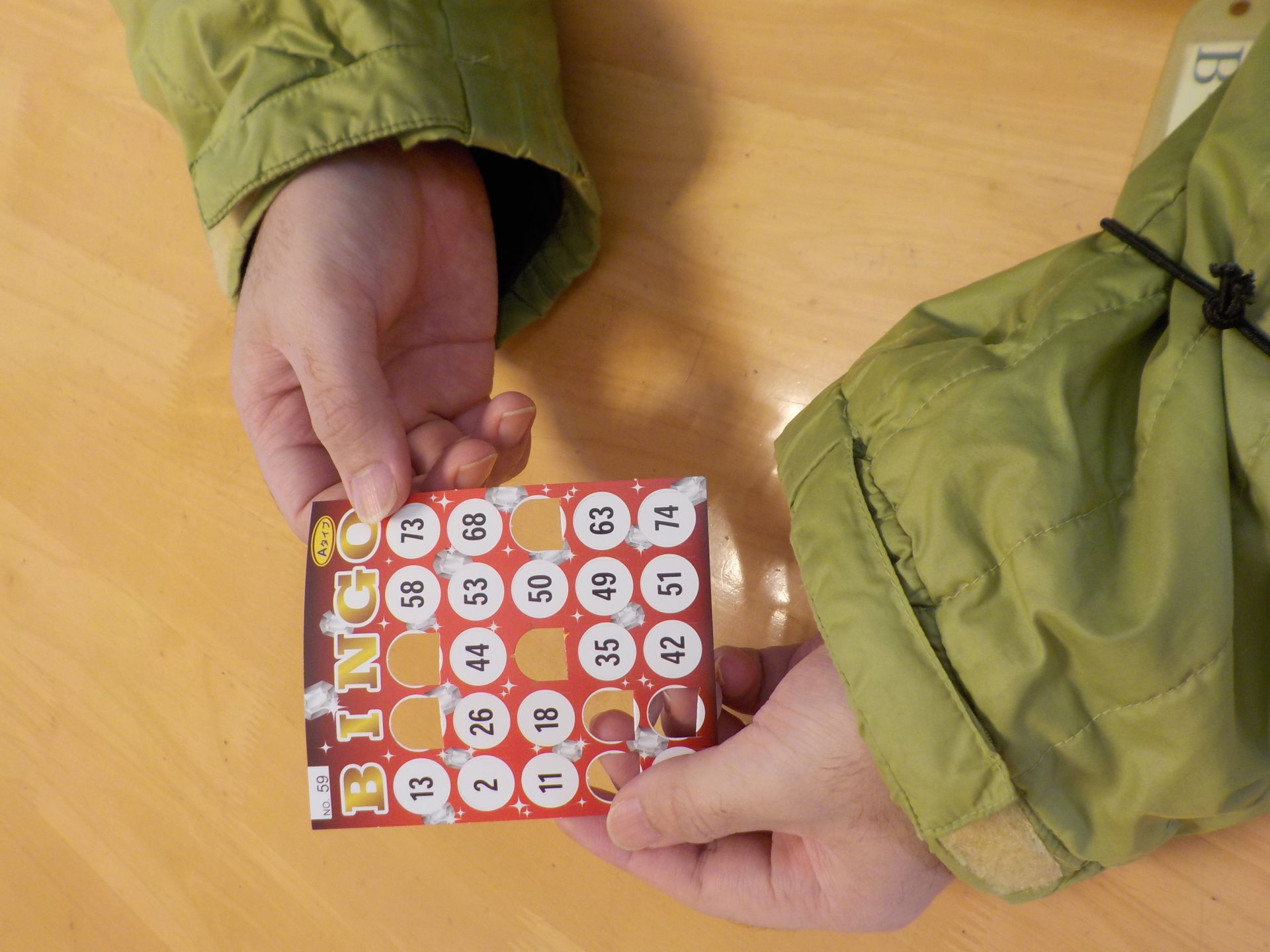 長崎　精神科　デイケア　道ノ尾病院　ビンゴゲーム　年末