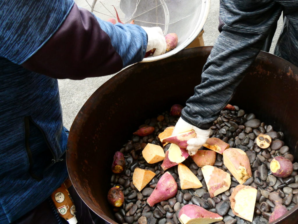 長崎　精神科　デイケア　道ノ尾病院　焼き芋
