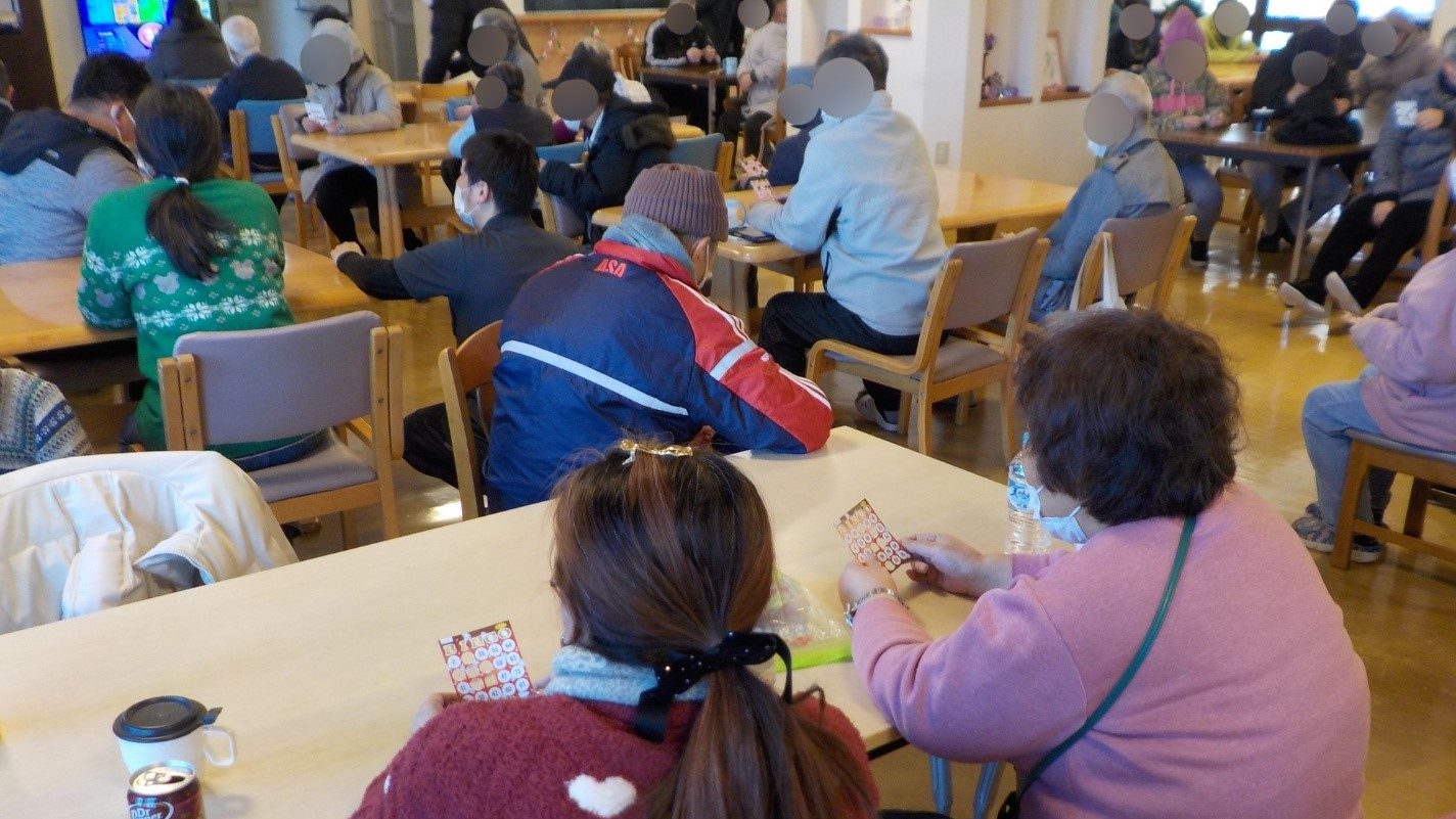 長崎　精神科　デイケア　道ノ尾病院　ビンゴゲーム　年末
