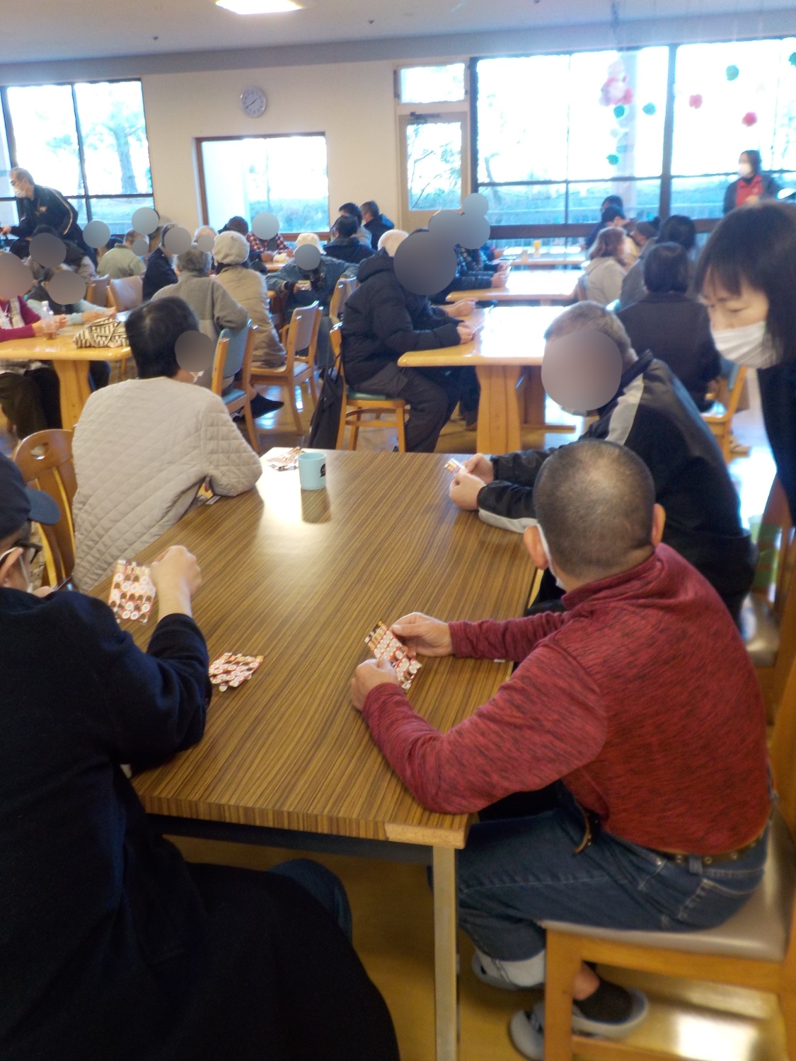 長崎　精神科　デイケア　道ノ尾病院　ビンゴゲーム　年末