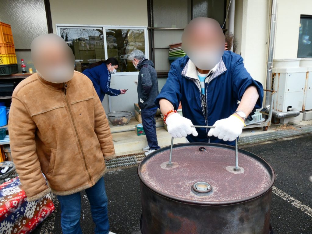 長崎　精神科　デイケア　道ノ尾病院　焼き芋