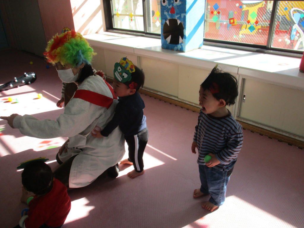 長崎　精神科　道ノ尾病院　保育室　節分