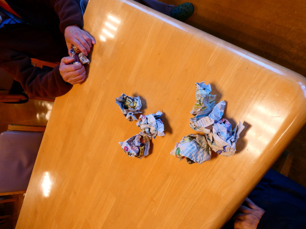 長崎　精神科　デイケア　道ノ尾　節分　豆まき　豆代用