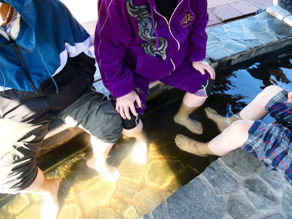 長崎 精神科 デイケア 道ノ尾病院 アルコール 回復 治療 足湯 雲仙 小浜