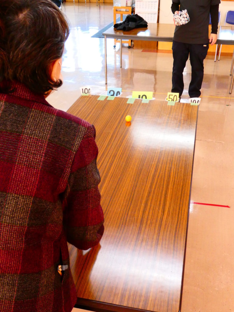 長崎　道ノ尾病院　精神科　デイケア　室内　ゲーム　大会　ピンポン玉