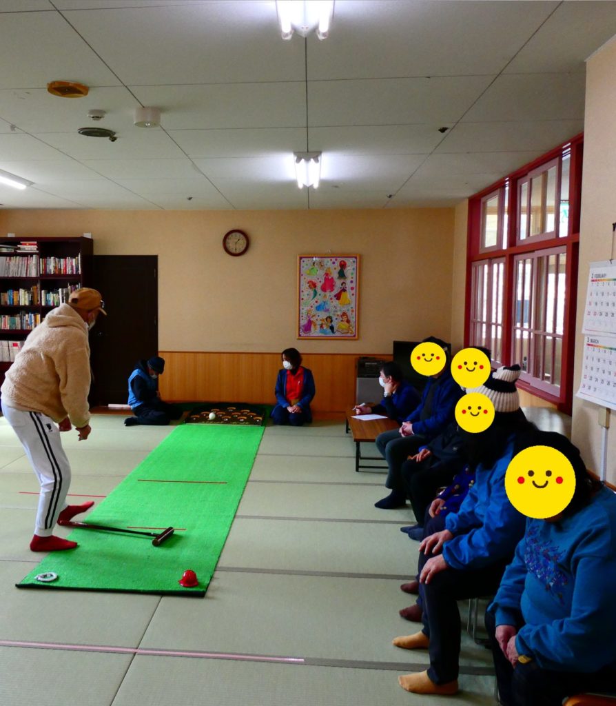 長崎　道ノ尾病院　精神科　デイケア　室内　ゲーム　大会　スカットボール