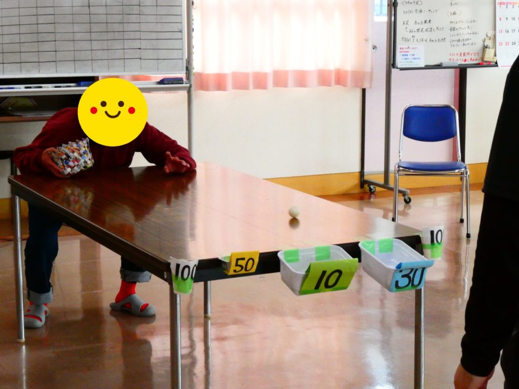 長崎　道ノ尾病院　精神科　デイケア　室内　ゲーム　大会　ピンポン玉