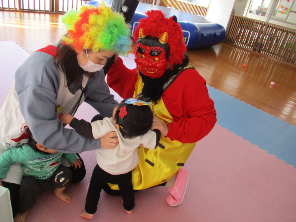 長崎　精神科　道ノ尾病院　保育室　節分