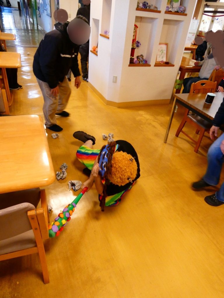 長崎　精神科　デイケア　道ノ尾　節分　豆まき　鬼