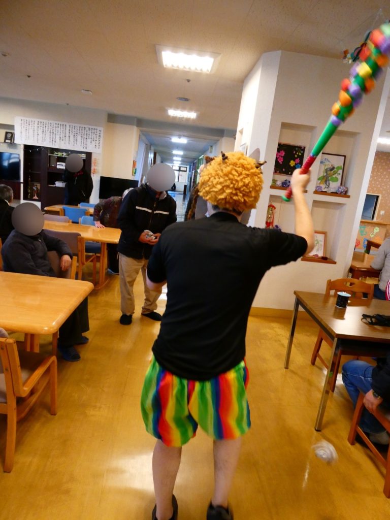 長崎　精神科　デイケア　道ノ尾　節分　豆まき　鬼