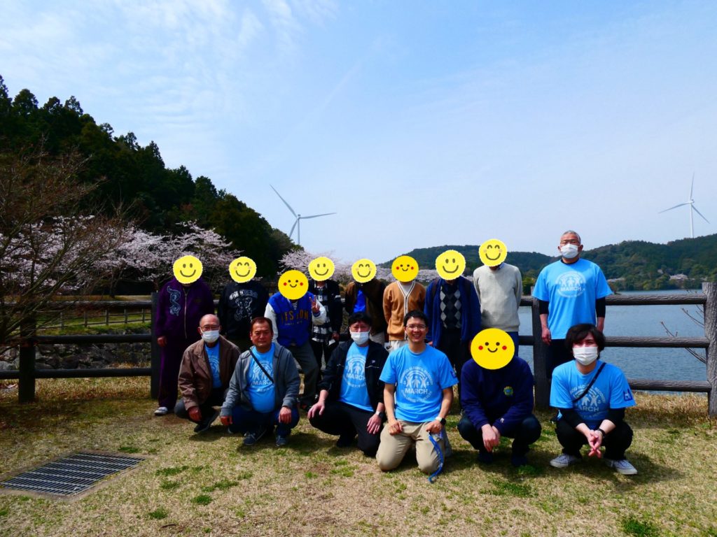 長崎 精神科 デイケア 道ノ尾病院 アルコール 飲酒 断酒 節酒 アルコール使用障害 AUD 花見 桜 レクリェーション 治療 伊佐ノ浦公園